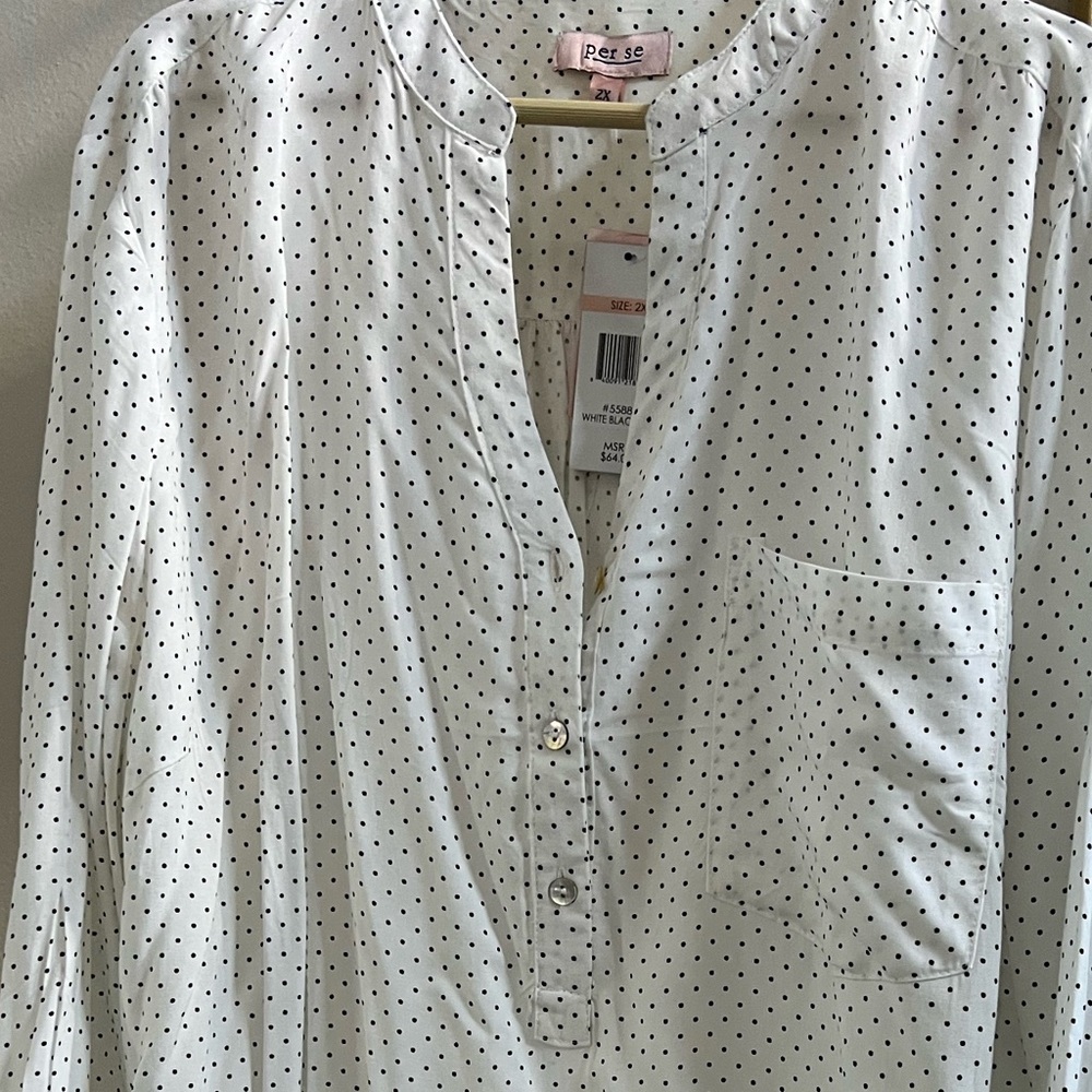 Button down blouse - Picture 2 of 3